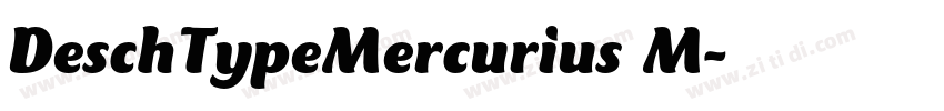 DeschTypeMercurius M字体转换
